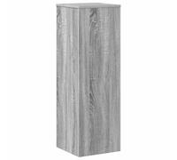 vidaXL Support pour plantes Sonoma – Bois d'ingénierie Gris 33x33x100 cm