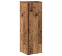 vidaXL Support pour plantes Vieux bois d'ingénierie 33x33x100 cm Marron