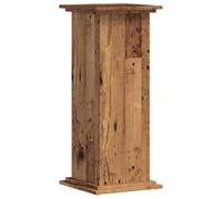 vidaXL Support pour plantes vieux bois 33x33x80 cm bois d'ingénierie
