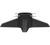 vidaXL Support pour sapin de Noël gris 55,5x55,5x15 cm