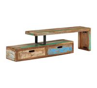 vidaXL Support TV (118-200) x 30 x 40 cm Bois massif ancien