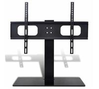 vidaXL Support TV sur Pied pour Écran 37-55 Pouces Max VESA, Support de Téléviseur avec Base, Meuble TV au Sol Salon, 50320