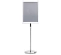 vidaXL Supports d'affiche A3 2 pcs Argent Aluminium