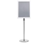 vidaXL Supports d'affiche A3 2 pcs Argent Aluminium