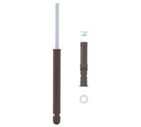 Vidaxl Supports De Étagère Flottante 12 Pcs Marron Ø12 X 190 Mm Acier