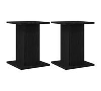 Supports de Haut-parleurs Moniteur de Studio 2 pcs Bois d'Ingénierie vidaXL