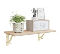 vidaXL Supports d'étagère murale 12 pc Blanc antique 10 x 10 x 3 cm