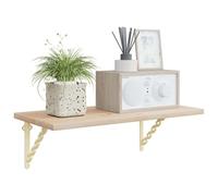 vidaXL Supports d'étagère murale 12 pc Blanc antique