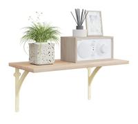 vidaXL Supports d'étagère murale 12 pc Blanc antique