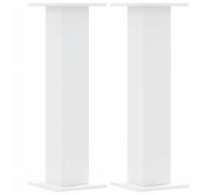 vidaXL Supports pour plantes 2 pièces blancs 30x30x95 cm bois d'ingénierie