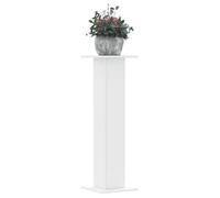 vidaXL Supports pour plantes 2 pièces blancs 30x30x95 cm bois d'ingénierie