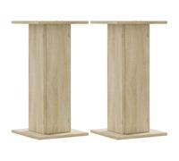 vidaXL Supports pour plantes 2 pcs Chêne Sonoma bois d'ingénierie