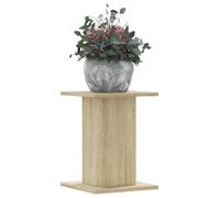 vidaXL Supports pour plantes 2 pcs chêne sonoma bois d'ingénierie, support de fleurs, support de pot, support pour plantes d'intérieur