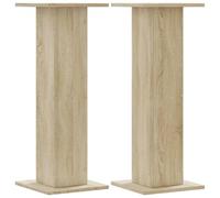 vidaXL Supports pour plantes 2 pcs chêne Sonoma en bois d'ingénierie 3307866