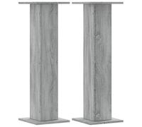 vidaXL Supports pour plantes 2 pcs sonoma gris bois d'ingénierie