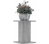 vidaXL Supports pour plantes 2 pcs Sonoma Bois d'ingénierie Gris 3307851