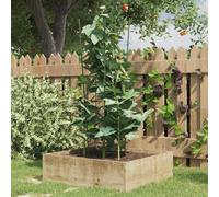 vidaXL Supports pour plantes avec 3 anneaux 5 pcs. Vert 75 cm Acier