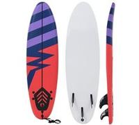 vidaXL Surfplank 170 cm streep 91688 Multicolore G