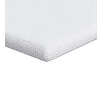 vidaXL Surmatelas 160 x 200 cm en Mousse à mémoire de Forme, Gel rafraîchissant, Blanc Mat, Polyester, Respirant, sans Assemblage, utilisable à l'intérieur, Lavable en Machine, séchable en Machine, a