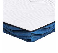 vidaXL Surmatelas Blanc 70 x 200 cm Tissu Jacquard, Surmatelas en Mousse à mémoire, literie Confortable, pour des Nuits relaxantes, Doux et agréable