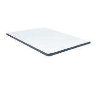 vidaXL Surmatelas de sommier tapissier 200x140x5 cm mi-doux Multicolore