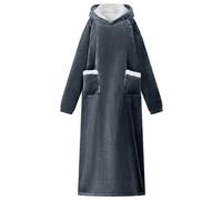 Vidaxl Sweat À Capuche Couverture Bleu Marine L Polaire Et Flanelle