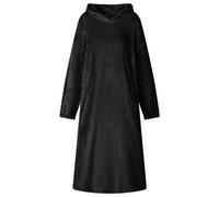 vidaXL Sweat à capuche couverture Noir l Flanelle