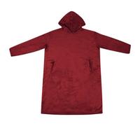 vidaXL Sweat à capuche couverture Rouge Bordeaux m Flanelle