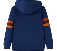 vidaXL Sweat à capuche enfant bleu marine 116