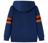 vidaXL Sweat à capuche enfant bleu marine 92