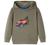 vidaXL Sweatshirt à Capuche pour Enfants Kaki 92, Sweat à Capuche pour Enfants, Pull-Over à Capuche, Sweatshirt à Capuche pour Enfants