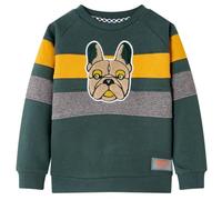 Sweatshirt Pour Enfants Vert Foncé 128