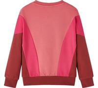 vidaXL Sweatshirt pour enfants Bloc de couleurs rose et henné 128