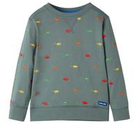 vidaXL Sweatshirt pour Enfants Kaki 128