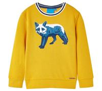 vidaXL Sweatshirt pour Enfants Manches Longues Tout-Petits Imprimé Renard Ocre 104