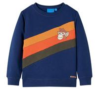 vidaXL Sweatshirt pour Enfants Vêtement Manches Longues Tout-Petits Bleu Marine 116