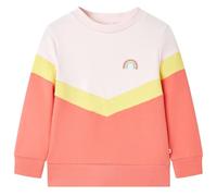 vidaXL Sweatshirt pour Enfants Vêtement Manches Longues Tout-Petits Rose Pâle 92
