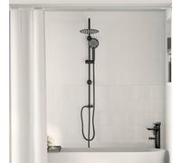 vidaXL Système de Douche Noir 45 x 20 x 96 cm Laiton, Sus201 et ABS