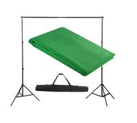 vidaXL Support de Toile de Fond Studio 300 x 300 cm Vert