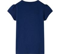 vidaXL T-shirt enfant bleu marine 128