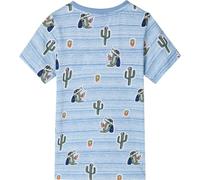 vidaXL T-shirt enfant bleu mélange 116