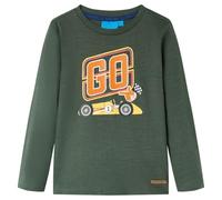 vidaXL T-shirt enfant manches longues – imprimé voiture de course – taille 116