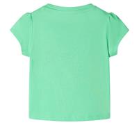 vidaXL T-shirt enfant vert clair 128