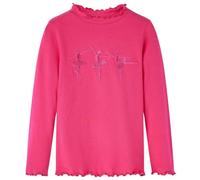 vidaXL T-Shirt Enfants à Manches Longues Rose Vif 104