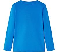 vidaXL T-shirt manches longues enfant bleu cobalt 92