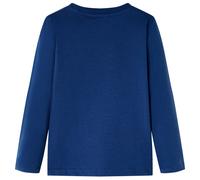 vidaXL T-shirt manches longues enfant bleu jean 104