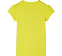 vidaXL T-shirt pour enfants avec manches papillon jaune vif 140