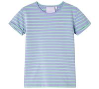 vidaXL T-Shirt pour Enfants Vêtement Manches Courtes Col Rond Tout-Petit Menthe Vif 140