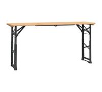 Vidaxl Table À Bière Pliable 170x50x75/105 Cm Bois Massif De Sapin