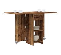 vidaXL Table à dîner 115 x 70 x 75 cm Bois d'ingénierie Bois Ancien, Table à Manger rectangulaire Moderne réglable, pour Maison, Cuisine, Salon, Pratique et Gain de Place